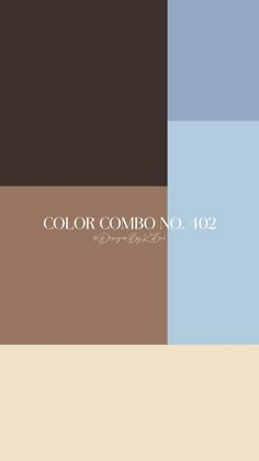 the color combo is brown, blue and beige