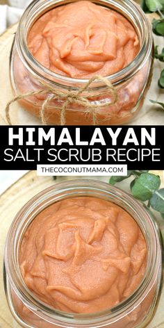 Homemade Scrubs, Diy Body Scrub Recipes, Diy Sugar Scrub Recipe, Salt Scrubs, Diy Face Scrub