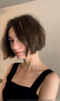 25 Stylish Long to Short Bob Transformations for a Modern Look Squarebob Haircut, Jaw Length Bob Thick Hair, French Bob For Straight Hair, Earlobe Length Haircut, French Bob Haircut Without Bangs, Chin Length Hair Middle Part, Funky Bob Haircut, French Bob Straight Hair No Bangs, Short Strait Hairstyles