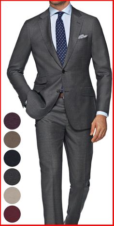 Medium Gray 50R Regular Suit 44 Pants Business Formal Bespoke Wool Suits Gray Suit Ideas For Men, Charcoal Suits For Men, Mens Suit Combinations, Charcoal Gray Suits For Men, Dark Grey Suit Men Combination, Suits Business, Charcoal Gray Suit Combinations, Formal Suits For Interview Men, Men Gray Suit Outfit