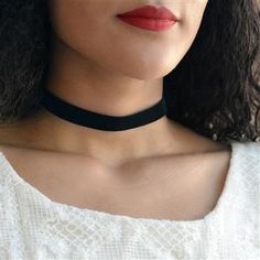 Simple Black Choker, Grunge Chokers, 90s Choker, Black Velvet Choker Necklace, Goth Choker, Simple Choker, Velvet Choker Necklaces, Black Velvet Choker, Black Choker Necklace