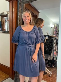 Denim Blue Sasha Little Dress Love To Shop, Little Dresses, A Dress, Denim Blue, Up Styles, Blue Denim, Casual Dress, Cold Shoulder Dress, Fashion Looks