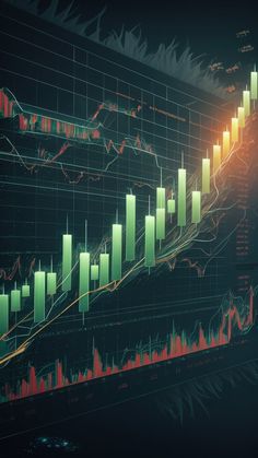 an image of a stock chart with candles on it