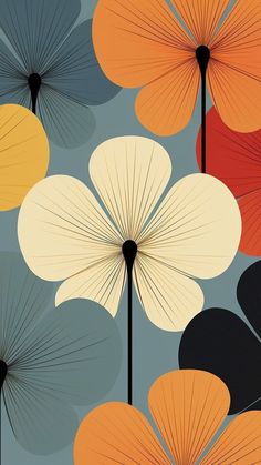 an assortment of colorful umbrellas on a gray background