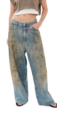 Find ACNE STUDIOS 2023f Fn Penicillin Jeans on Editorialist. Fabric: Heavyweight, non-stretch denim. Distressed design. Ankle length. Button fly. 5-pocket styling. Shell: 100% cotton. Hand wash. Made in Italy. Measurements: Measurements from size 32 Rise: 14.25in / 36cm Inseam: 26.75in / 68cm Leg opening: 21.25in / 54cm Denim Washes, Acne Jeans, Acne Studios Jeans, Denim Projects, Acne Shop, Denim Ideas, Denim Wash, Stretch Denim, Ankle Length