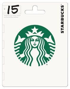 starbucks gift card with the starbucks logo on it