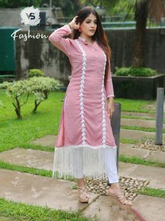 Pakistan Suit Designs, Simple Suit Designs Indian Style Latest, Pakistan Suit, Lace Designs On Suits, Lace Suit, Long Kurti Designs, Pakistani Fancy Dresses, Fashion Top Outfits, Fancy Dresses Long