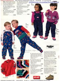 Kids Catalogs, Retro Kids, Century Clothing, Christmas Book, Clothing Catalog