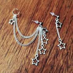 Anting Manik, Edgy Jewelry, Cuff Earring, Yoga Style, Leaf Jewelry, Fantasy Jewelry, Girly Jewelry, Cuff Earrings, Dream Jewelry