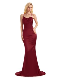 Plus Size Burgundy & Wine Red Satin Bridesmaid Dresses – ChicSew Summer Gowns, Bridesmaid Dresses Uk, Orange Bridesmaid Dresses, Burgundy Bridesmaid Dresses, Bridesmaid Dresses Online, Mermaid Style, Satin Bridesmaid Dresses, Custom Size Dresses, Prom Dresses Online