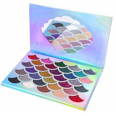 Ultimate 250 Eyeshadow – My Make Up Brush Set Glitter Eyebrows, Glitter Palette, Makeup Pallets, Glitter Eyeshadow Palette, Mermaid Glitter, Mermaid Lover, Mermaid Gifts, Mermaid Inspired