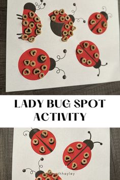 lady bug spot activity for kids to make