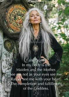 Crone Aesthetic, Crone Goddess Wise Women, Maiden Mother Crone Tattoo, Crone Tattoo, Crone Art, Crone Wisdom, Strega Nona, Maiden Mother Crone, Sister Circle