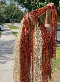 Colors- (copper and 613) #braids#blackgirlshairstyles#braidsforblackwomen Big Box Braids Hairstyles