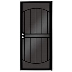 an image of a black door on a white background