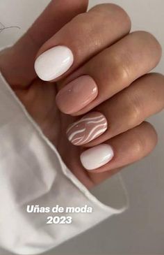 Semi Nails Ideas, Very Short Nails Design, Minimal Nail Ideas, Nail Minimal, Gel Nails Cute, Fresh Nail Designs, Fresh Nail, Nails Neutral, Minimal Nails Art