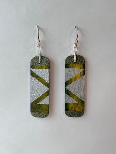 This pair of Mary Bea Art hand painted earrings is completely unique. They are hand crafted by the artist from painted birchwood, sterling silver, and 14k gold. They are durable, comfortable, non-allergenic, and lightweight. Enjoy this piece of wearable art for years to come. Hand Painted Earrings, Painted Earrings, Art Hand, Artistic Jewelry, Wearable Art, The Artist, Hand Crafted, Hand Painted, Sterling Silver