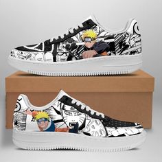 Naruto Sneakers Manga Custom Style Naruto Anime Sneakers Air Sneakers men and women size US Check more at https://marykun.com/naruto-sneakers-manga-custom-style-naruto-anime-sneakers-air-sneakers-men-and-women-size-us-1787/ Anime Sneakers, Air Sneakers, Air Force Shoes, Manga Naruto, Embroidery Shoes, Anime Shoes, Heel Design, Shoes Comfortable, Naruto Anime