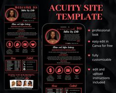 Please note that this listing is for an editable, digital template. No physical product will be shipped. This Neon Acuity Site Design Template is fully editable in Canva. It's perfect Acuity Booking Site Template for Lash Tech, Hair Stylist, Nail Tech, Esthetician, Cosmetologist, Wax, Body Sculpting, Makeup Artist and other businesses! It's easy to edit and add your own pictures. You can edit anything you want including text, fonts and colours. WHAT WILL YOU RECEIVE? Acuity Scheduling Template E Booking Sites Design, Hair Websites Design, Hair Stylist Policies, Lash Acuity Site, Content For Lash Techs, Lash Booking Template, Hair Business Templates, Nail Website Ideas, Lash Extension Website Design