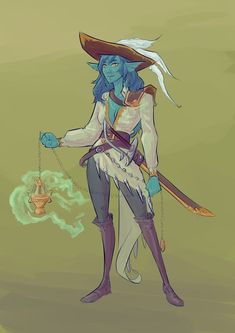 Triton Pirate, Dnd Stories, D D Character Ideas, Pirate Queen