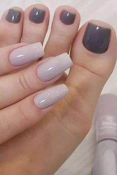 Unghie Sfumate, Toe Nail Color, Smink Inspiration, Black Nail, Neutral Nails, Chic Nails, Short Acrylic Nails, Mani Pedi, Gorgeous Nails