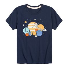 Max out his casual style with this boys' Planets graphic tee. Max out his casual style with this boys' Planets graphic tee. Crewneck Short sleevesFABRIC & CARE Cotton, polyester Machine wash Imported Size: Small. Color: Navy. Gender: male. Age Group: kids. Material: Cotton Blend. Planet Graphic, Trending Graphic Tees, Boys Graphic Tee, Kids Clothes Boys, Top Graphic Tees, Cute Tshirts, Print Pullover, Boy's Clothing, Fabric Care