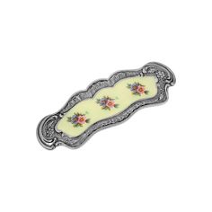 This silver tone and enamel floral hair barrette by 1928 exudes vintage charm and sophistication with its intricate floral designed frame and showcases delicate pink and yellow blossoms against a backdrop of classic yellow enamel. Click on this JEWELRY & WATCHES GUIDE to learn about fit, styles, materials and more! This silver tone and enamel floral hair barrette by 1928 exudes vintage charm and sophistication with its intricate floral designed frame and showcases delicate pink and yellow blosso Yellow Blossom, Birthday Wishlist, Floral Hair, Pink And Yellow, Vintage Hairstyles, Brass Material, Hair Barrettes, Vintage Charms, Look Book