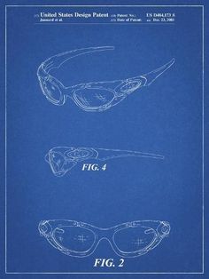 the diagram shows two different glasses for safety