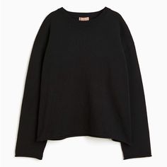 Brand New, With Tags As Pictured, Never Worn. Selling Because I Missed The Return Window. H&M Fine Knit Sweater In Black Loose-Fit Sweater In A Soft, Fine Knit With Round Ribbed Neckline, Heavily Dropped Shoulders And Long Sleeves. Straight, Roll-Edge Hem. Oversized Knitted Tops For Work, H&m Long Sleeve Tops With Ribbed Cuffs, H&m Knit Tops For Fall, Fall Knit Tops By H&m, H&m Knit Long Sleeve Sweater, H&m Long Sleeve Knit Sweater, H&m Knitted Long Sleeve Tops, H&m Long Sleeve Knitted Tops, H&m Textured Knit Tops For Fall