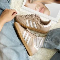 New With Box 100% Authentic Sporty Beige Closed Toe Sneakers, Samba Og Shoes, Womens Casual Shoes, Adidas Country, Casual Shoes Sneakers, Information Design, Shoes Adidas, Womens Casual, White Adidas