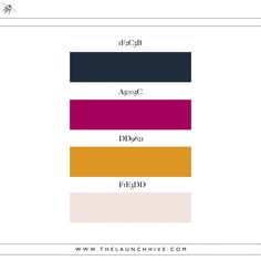 the color scheme for an interior paint palette, with different colors and names on it