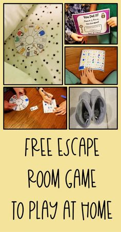 the free escape room game to play at home is great for kids and adults alike