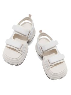 ❤︎ Marshmallo Sole Bell Cross Sports Sandals❤︎ Ribbon Quilt, Casual Sandals Womens, Sports Sandals, Velcro Shoes, Pearl Bag, Sport Sandals, Gift Of Time, Beach Sandals, Quilted Bag