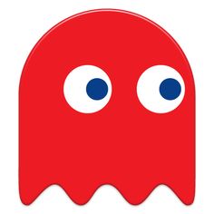 an image of a red monster with big eyes