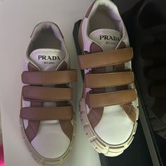 Brand New Never Worn Only Has Been Tried On. They Are Too Big For Me. I Do Not Have The Original Box Due To My Closet’s Organization Style. Prada Chocolate Loafers, Prada Cup Sneakers, Espadrilles Sneakers, Leather Espadrilles, Fashion Organization, Espadrille Shoes, Espadrilles, Prada, Brand New