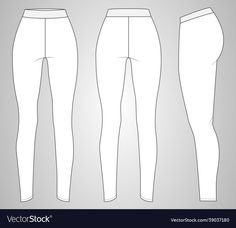 Slim fit Leggings pants fashion flat sketch vector illustration template frontback and side view isolated on white backgroundGirls Long Legging mock up for Women's unisex CADDownload a free preview or high-quality Adobe Illustrator (aiEPSPDF vectors and high-res JPEG and PNG images. Pants Drawing, Side Leggings, Fashion Design Template, Illustration Template, Unique Leggings, Flat Sketches, Drawing Cartoon, Long Leggings