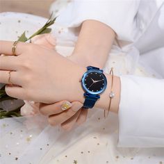 FREE Shipping Worldwide: With this beautiful Galaxy Watches, you'll add a true note of class and elegance to each or your outfits. It will give you the opportunity to highlight your character and your personality. Makes a great gift for anniversary, engagement, birthday, unique gift or any special occasion! Product Details: Case Thickness: 9mm Dial Diameter: 33mm Feature: Shock Resistant,Luminous Hands,Water Resistant Movement: Quartz Band Length: 22cm Case Material: Alloy Case Shape: Round Wate Heart Stone Necklace, Women's Watch Bands, Advertising Pictures, Sky Watch, Sky Design, Couple Jewelry, Girls Watches, Stainless Steel Band, Starry Sky