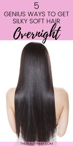 Are you looking for natural ways how to make hair soft and silky, how to smooth hair at home, and how to make hair soft and shiny? Here you'll find 5 DIY home remedies, hair tips, and healthy hair products that will make your hair smooth, soft, silky, healthy, and shiny. Silky hair tips // hair care tips // hair mask for smooth and silky hair // soft hair remedies #healthyhair #softhair #smoothhair How To Make Hair Smooth And Silky At Home, Soft Shiny Hair Diy, Hair Masks For Soft Silky Hair, How To Get Soft Silky Hair Natural, How To Get Soft Smooth Silky Hair, How To Make Your Hair Soft And Silky Diy, How To Get Shiny Silky Hair Diy, Hair Mask For Shiny Soft Hair Diy, How To Make You Hair Soft And Shiny