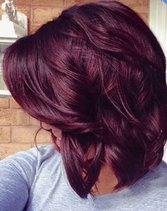 Pelo Color Borgoña, Red Violet Hair Color, Pelo Color Vino, Red Violet Hair, Violet Hair Colors, Hair Color Plum, Plum Hair, Pony Tails, Violet Hair