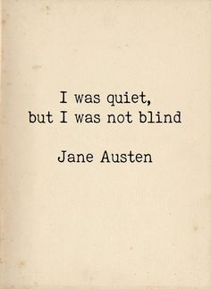 jane austen quote on white paper with black ink in the center and bottom corner