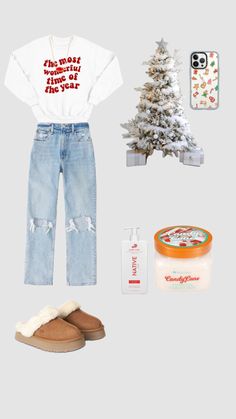 Christmas Outfits Teen Girl, Christmas Outfit School, School Christmas Outfits, Christmas Outfits Preppy, Cute Christmas Outfits Aesthetic, Christmas School Outfits, Christmas Outfits For School, Cute Outfits For Christmas, Christmas Clothes Aesthetic