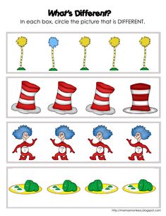 the dr seuss hat worksheet for children to learn how to read it