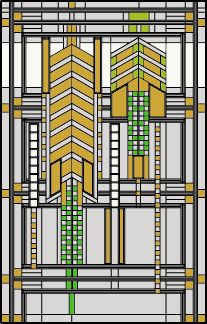 Door Lite. Dana-Thomas House. Springfield Illinois, 1902. Frank Lloyd Wright. Prairie Style Frank Lloyd Wright Stained Glass Pattern, Flw Architecture, House Fountain, Frank Lloyd Wright Art, Prairie Design, Nouveau Architecture, Springfield Illinois