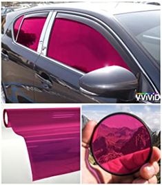 Vw Pointer, Pink Car Accessories, Window Tint Film, Girly Car Accessories, Cool Car Accessories, Window Tinting, Girly Car, Yellow Car, Window Tint