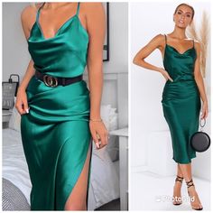 Shein Wishlist, Hot Prom Dress, Satin Fashion, African Print Dresses, Midi Dress With Sleeves, African Fashion Dresses, Well Dressed, Look Fashion