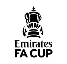 emirates fa cup logo on a white background