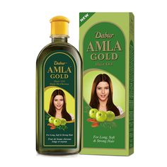 Dabur Amla Gold Hair Oil Make Hair Longer, Amla Hair Oil, Amla Oil, Prevent Hair Fall, Natural Hair Oils, Scalp Oil, Soften Hair, Hair Control, Dry Damaged Hair