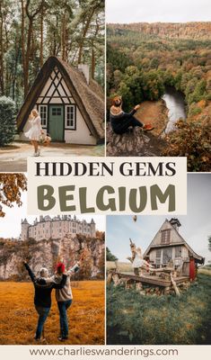 the hidden gems in belgium with text overlay