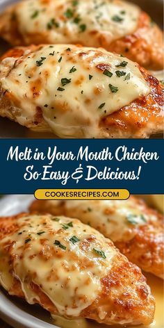 Melt in Your Mouth Chicken Recipe | CookesRecipes Melt In Your Mouth Baked Chicken, Best Baked Chicken Breast Recipe, Quick Chicken Breast Dinner Recipes, Mayo And Parmesan Chicken, Chicken With Mayo And Parmesan, Bake Chicken Breast In Oven, Whole Chicken Breast Recipes, Simple Chicken Recipes Quick, Baked Chicken Tender Recipes