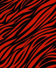 a red and black background with zebra stripes